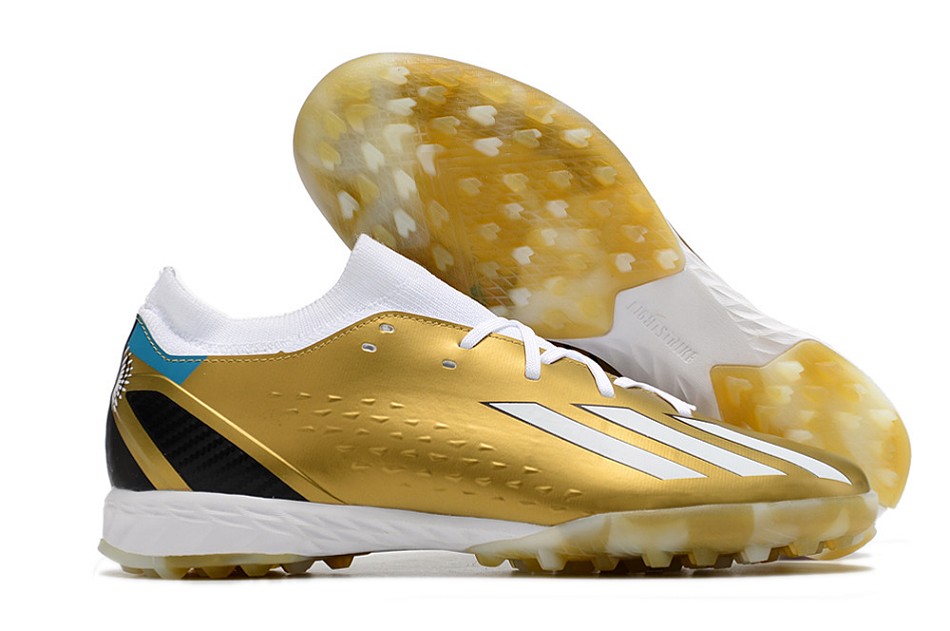 adidas X Speedportal.3 TF - or blanc